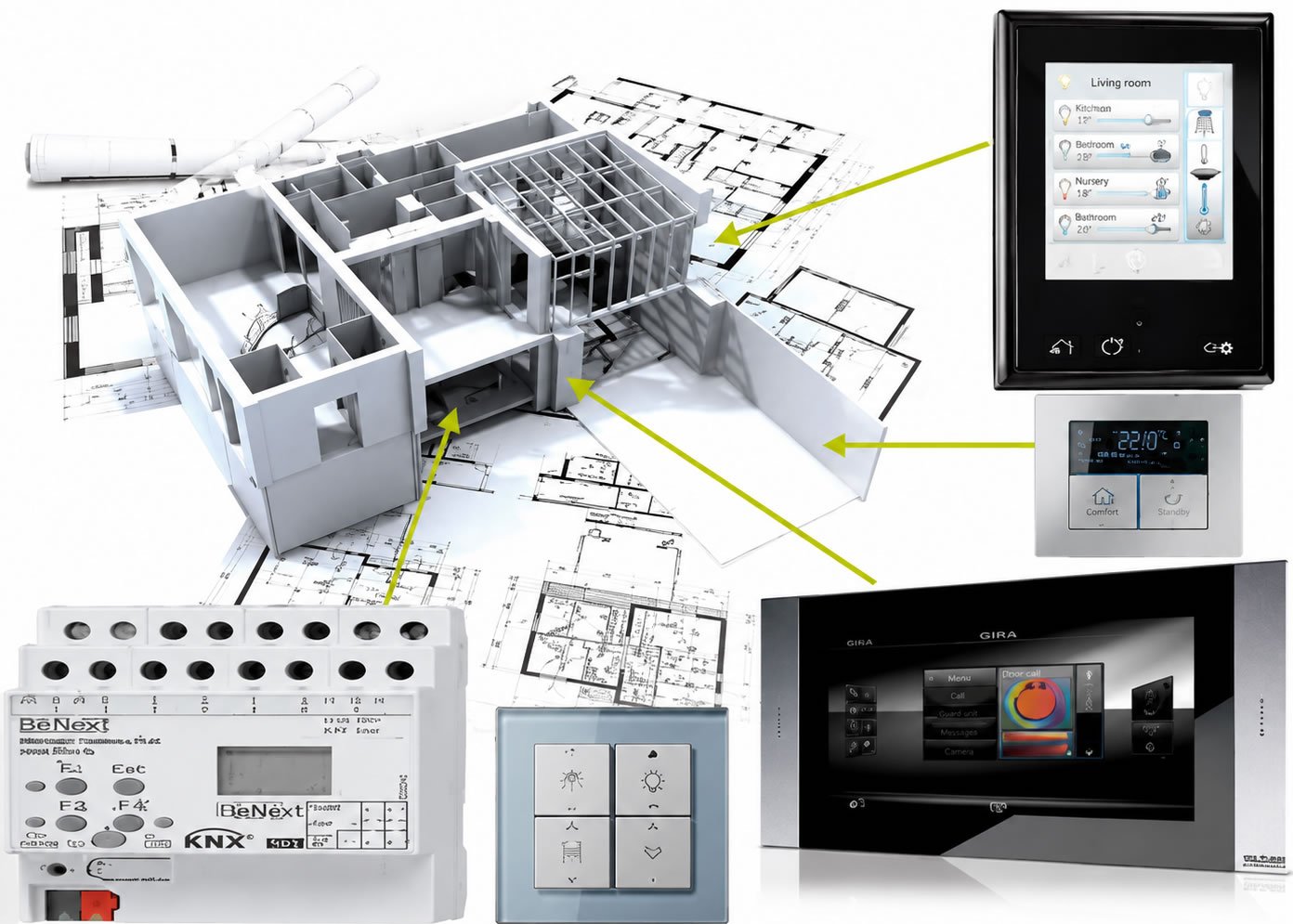 Smart Buildings con protocolos KNX y BACnet
